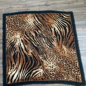 Leopard Print Scarf from Italy